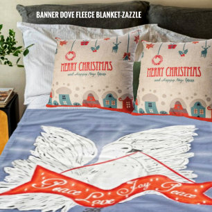 Banner Dove Fleece Blanket