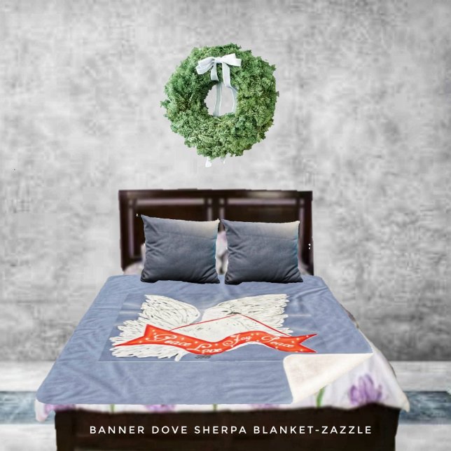 Banner Dove Sherpa Blanket (Creator Uploaded)