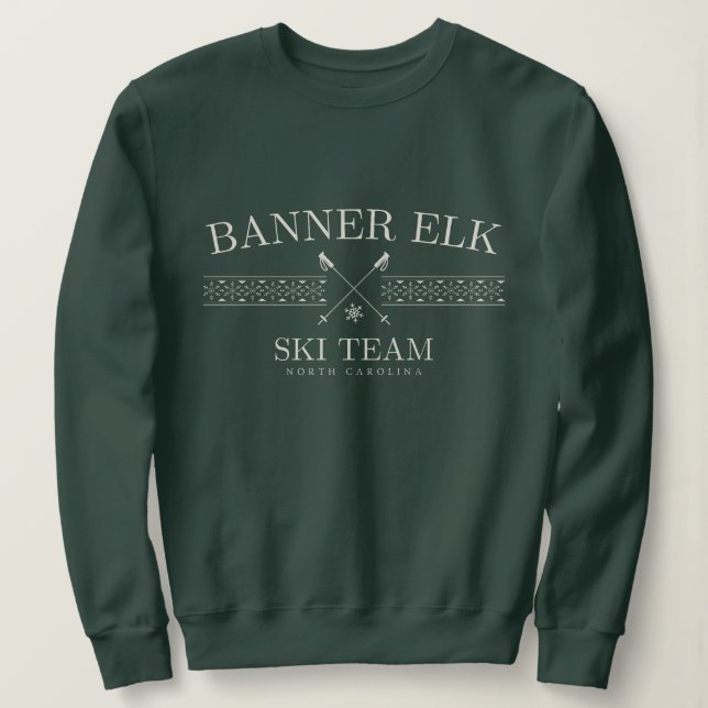 Banner Elk Ski Team, North Carolina Sweatshirt (Design Front)