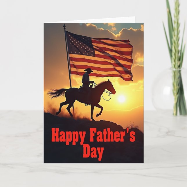 Banner Fathers Day Tribute Card (Front)
