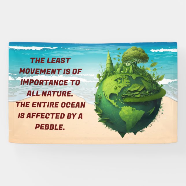 BANNER, FLEX, VINYL, Sea and Earth Banner (Horizontal)