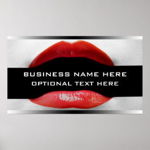 Banner For Make-Up Artist Salon Poster