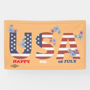 banner "HAPPY 4th OF JULY"