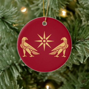 Banner of Artaxiad dynasty (Armenia) Ceramic Tree Decoration