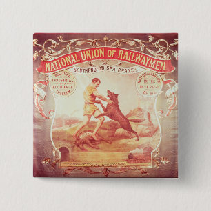 Banner of the Southend-on-Sea branch of the Nation 15 Cm Square Badge