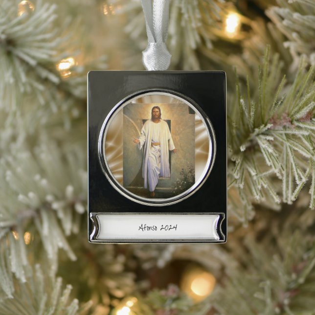 Banner Ornament Jesus  (Tree)