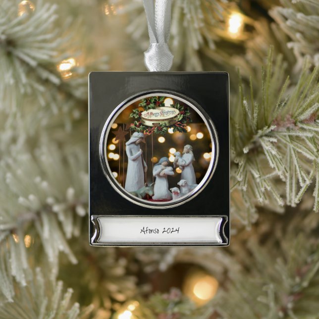 Banner Ornament Jesus  (Tree)