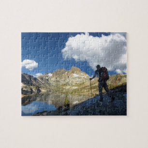Banner Peak and 1000 Island Lake - John Muir Trail Jigsaw Puzzle