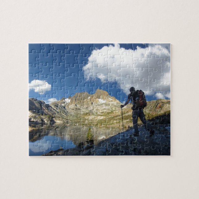 Banner Peak and 1000 Island Lake - John Muir Trail Jigsaw Puzzle (Horizontal)