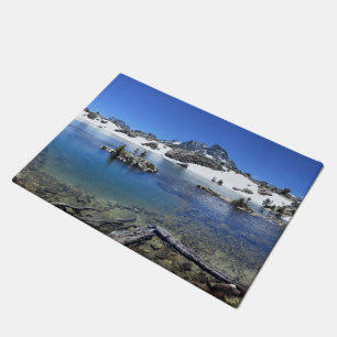 Banner Peak and a Mountain Lake - Sierra Nevada Doormat