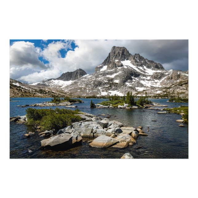 Banner Peak and Thousand Island Lake Photo Print (Front)