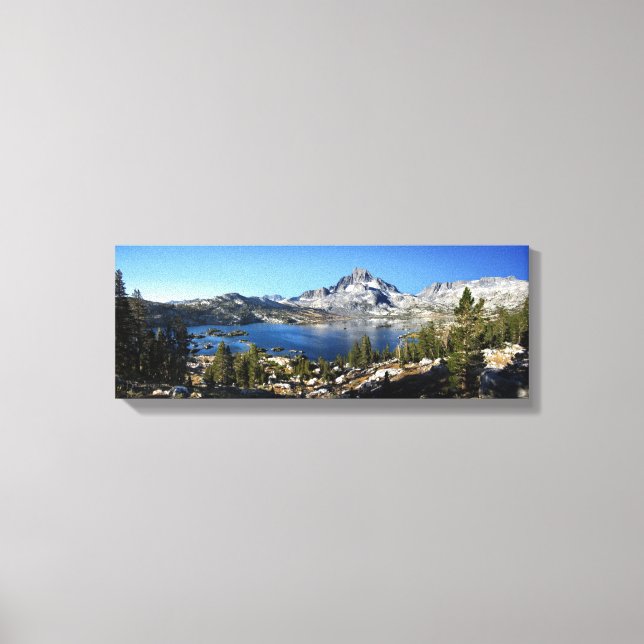 Banner Peak Thousand Island Lake John Muir Trail Canvas Print (Front)