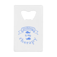 Banner ribbon quote Fishing is my therapy