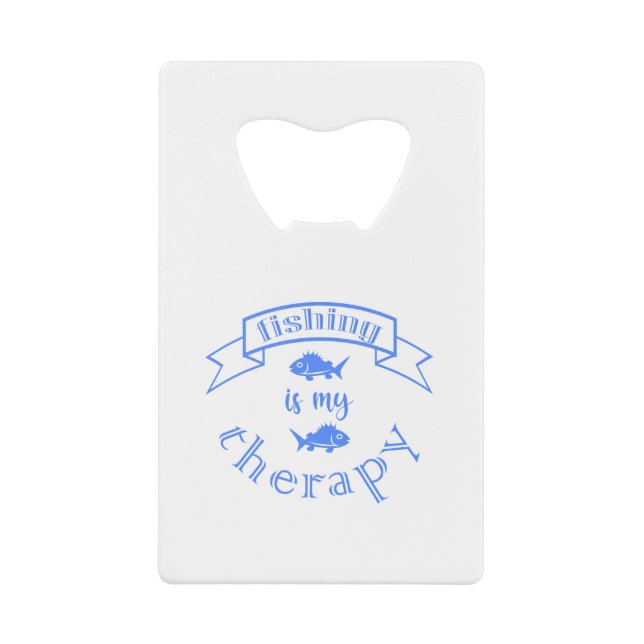 Banner ribbon quote Fishing is my therapy (Front)