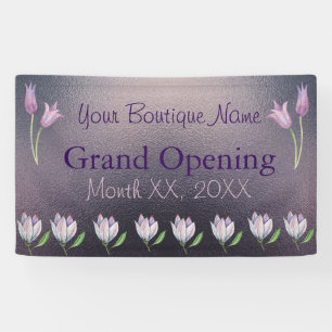 Banner w/Grommets Outdoor Tulip Boutique
