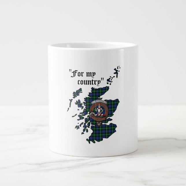 Bannerman Clan Badge Jumbo Mug (Front)