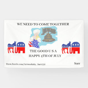 BANNERS ; HAPPY 4TH OF JULY