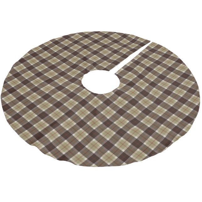 Bannockbane  Scottish Tartan Brushed Polyester Tree Skirt (Angled)