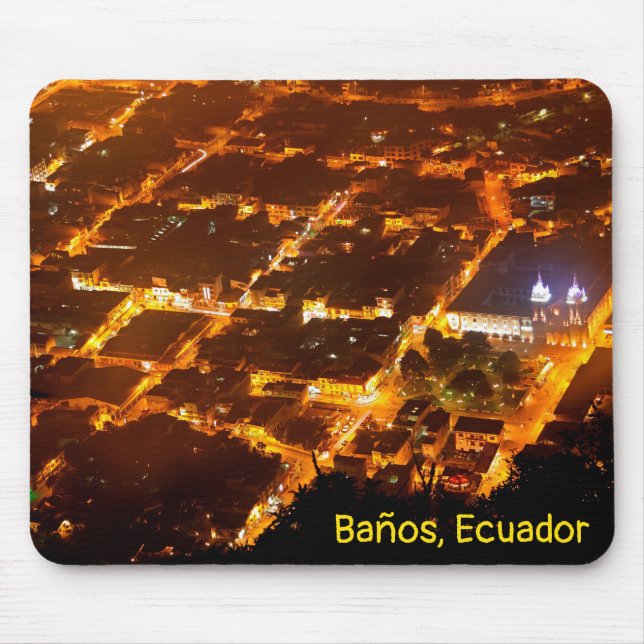 Banos, Ecuador Mouse Pad (Front)