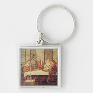 Banquet Given by Bartolomeo Colleoni Key Ring
