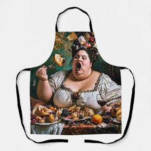 "Banquet of Chaos" Surreal Colourful Artwork Apron