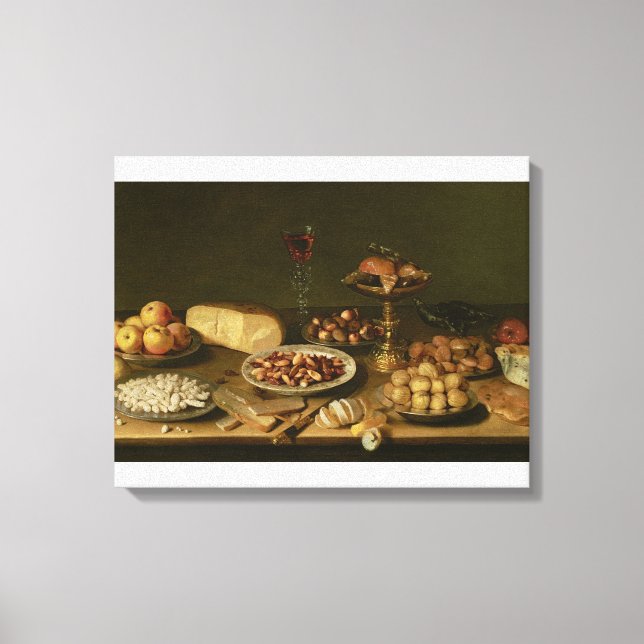 Banquet still life canvas print (Front)
