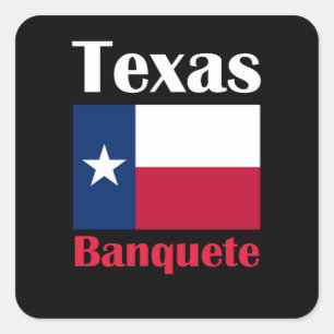 Banquete TX Square Sticker