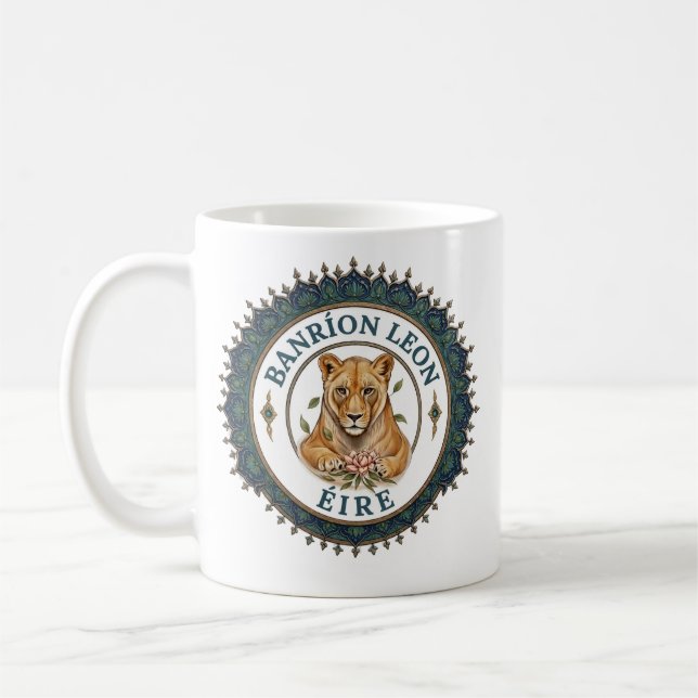 Banríon Leon. Éire Coffee Mug (Left)