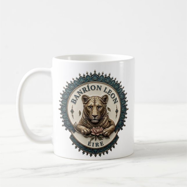 Banríon Leon. Éire Coffee Mug (Left)