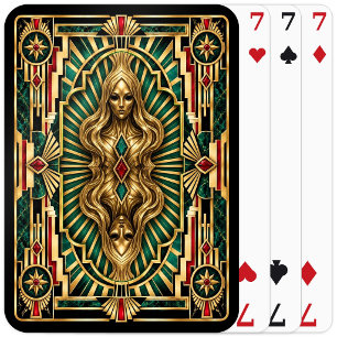 Banshee, Art Deco Mythical Playing Cards