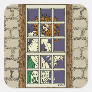 Banshee Square Sticker