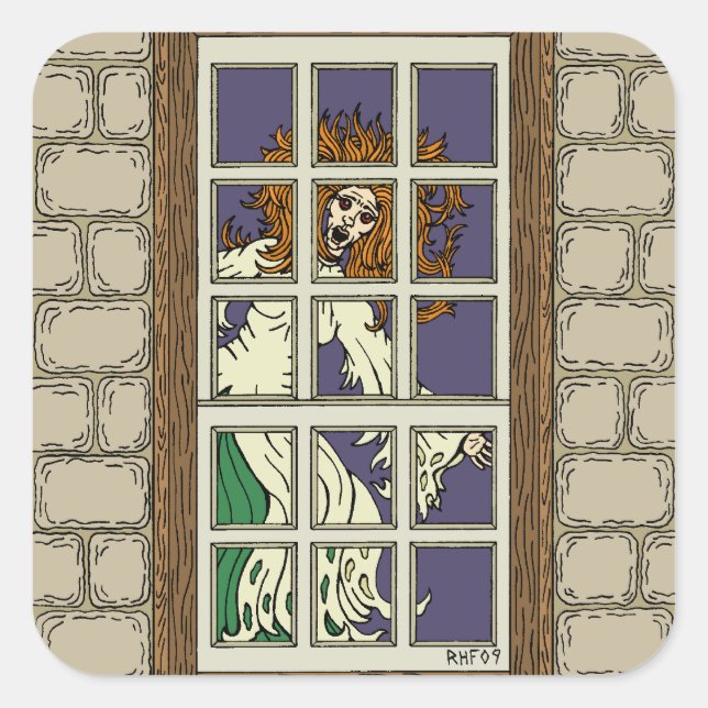 Banshee Square Sticker (Front)