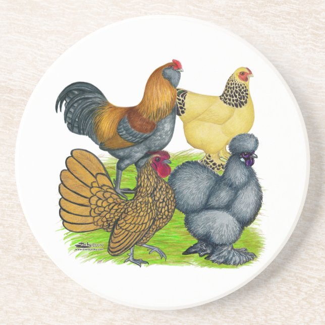 Bantam Quartet Coaster (Front)