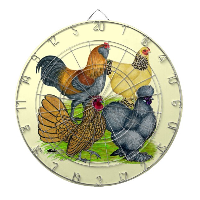 Bantam Quartet Dartboard (Front)