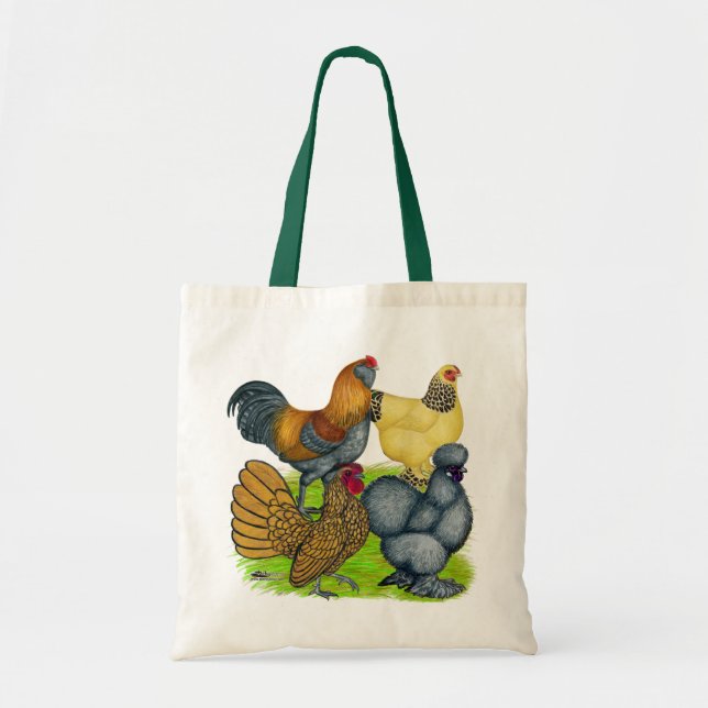 Bantam Quartet Tote Bag (Front)