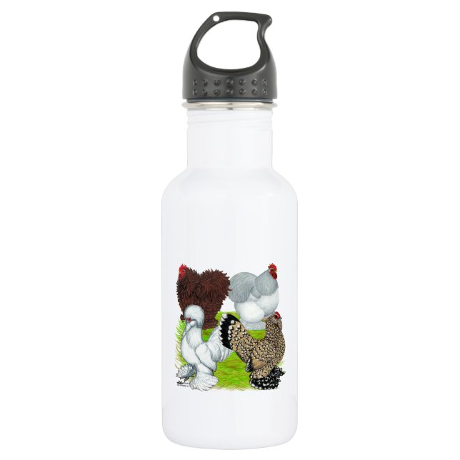 Bantams Feather Legged 532 Ml Water Bottle (Front)