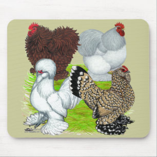 Bantams Feather Legged Mouse Pad