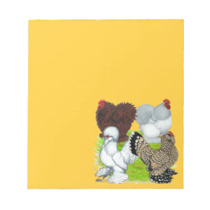 Bantams Feather Legged Notepad