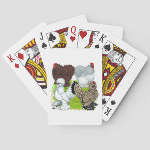 Bantams Feather Legged Playing Cards