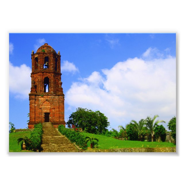 Bantay Bell Tower Photo Print (Front)