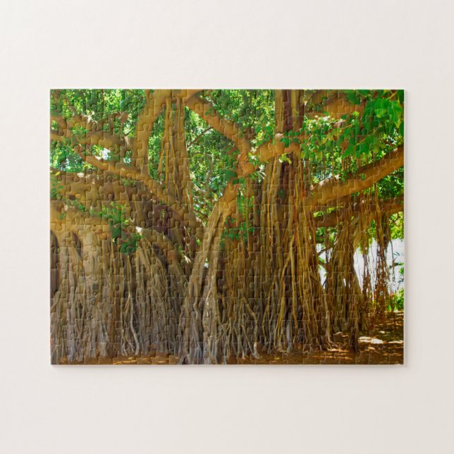 Banyan Tree Honolulu HawaiI. Jigsaw Puzzle (Horizontal)