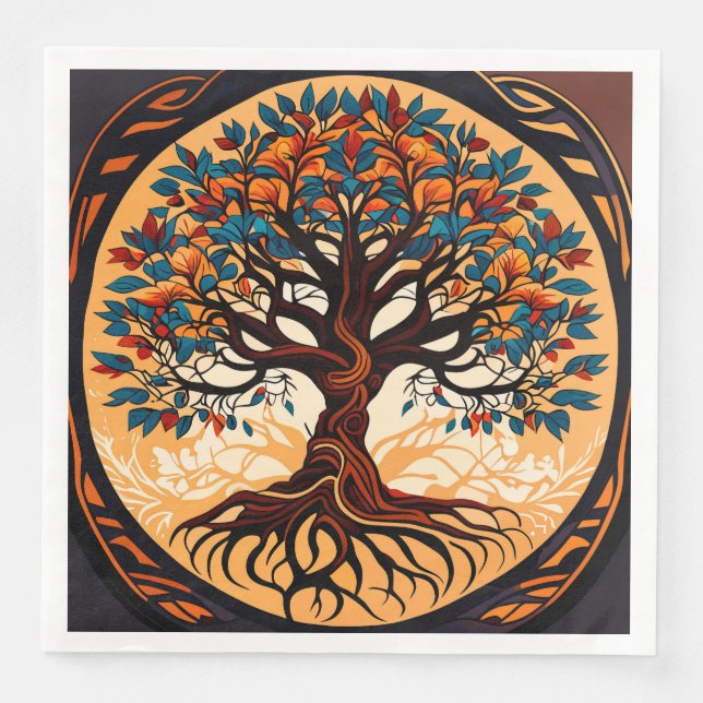 banyan tree napkin (Front)