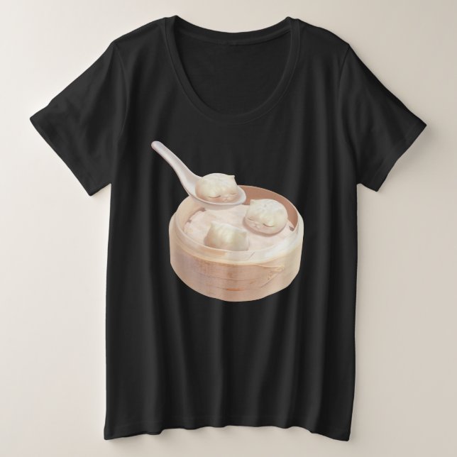 Bao Baby – Tea Time Bao Buddies Plus Size T-Shirt (Design Front)