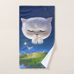 Bao Bao: Floating Among Stars Night Sky Dream Hand Towel