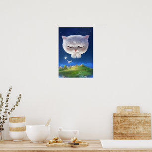 Bao Bao: Floating Among Stars Night Sky Dream Poster