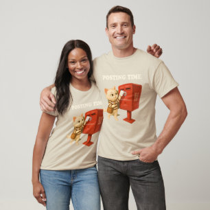 Bao Bao: Posting Time with Retro Taiwan Mailbox T-Shirt