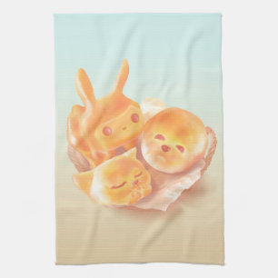 Bao Bao: The Vintage Pastry & Sweet Shop Art Tea Towel