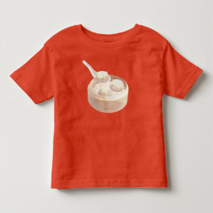 Bao Buddies: Cute Cat Dumplings in Steamer Toddler T-Shirt