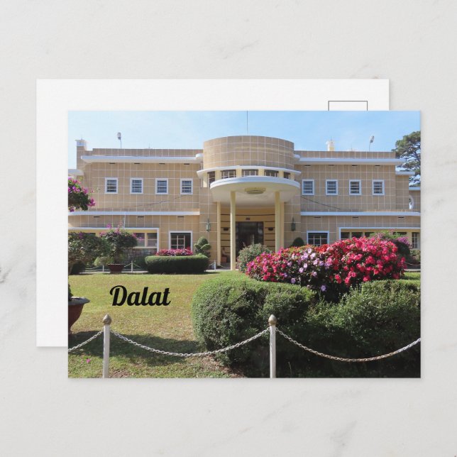 Bao Dai Summer Palace, Dalat, Vietnam Postcard (Front/Back)