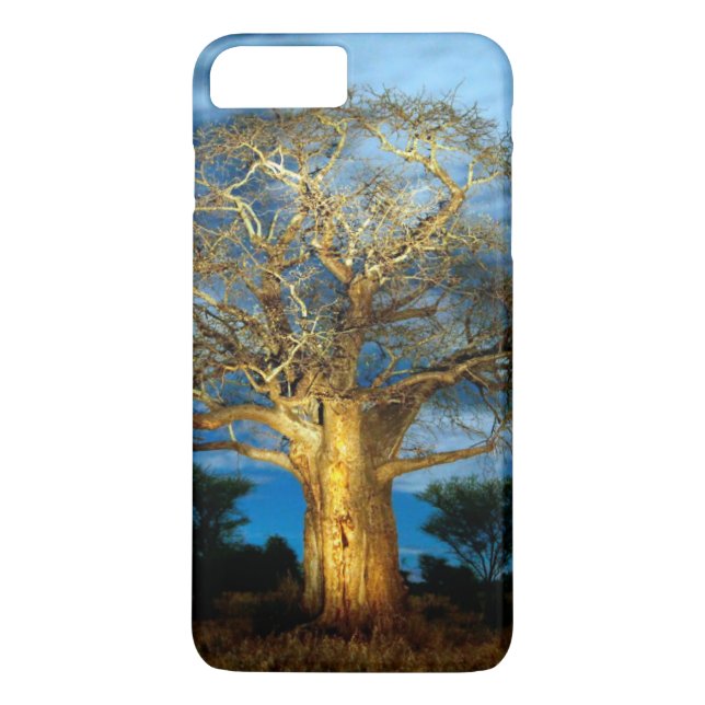Baobab (Adansonia) Tree Light Up By The Moon Case-Mate iPhone Case (Back)